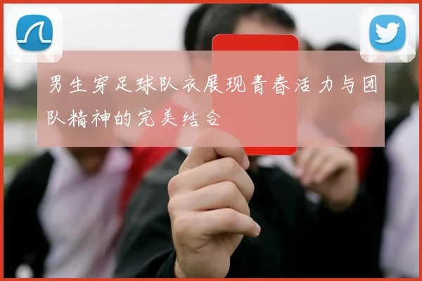 男生穿足球队衣展现青春活力与团队精神的完美结合